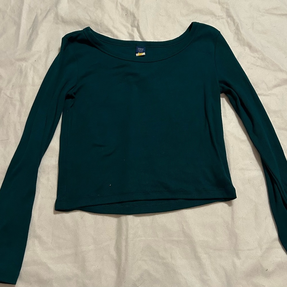 Ultralite emerald green long sleeve (juniors large 10-12)